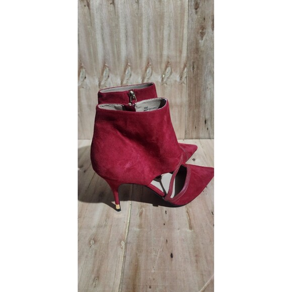 Linea Paolo Suede Pointy Toe Bootie Pumps Size 9 - Picture 3 of 7